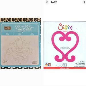Stampin' Up! Sizzix Bigz Tulipe & Decorative Heart Die Sets